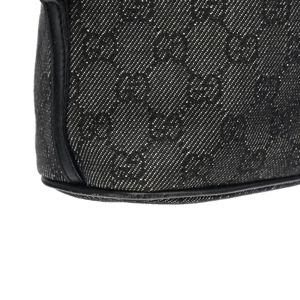07198 Anthracite Denim GG Boat Pochette