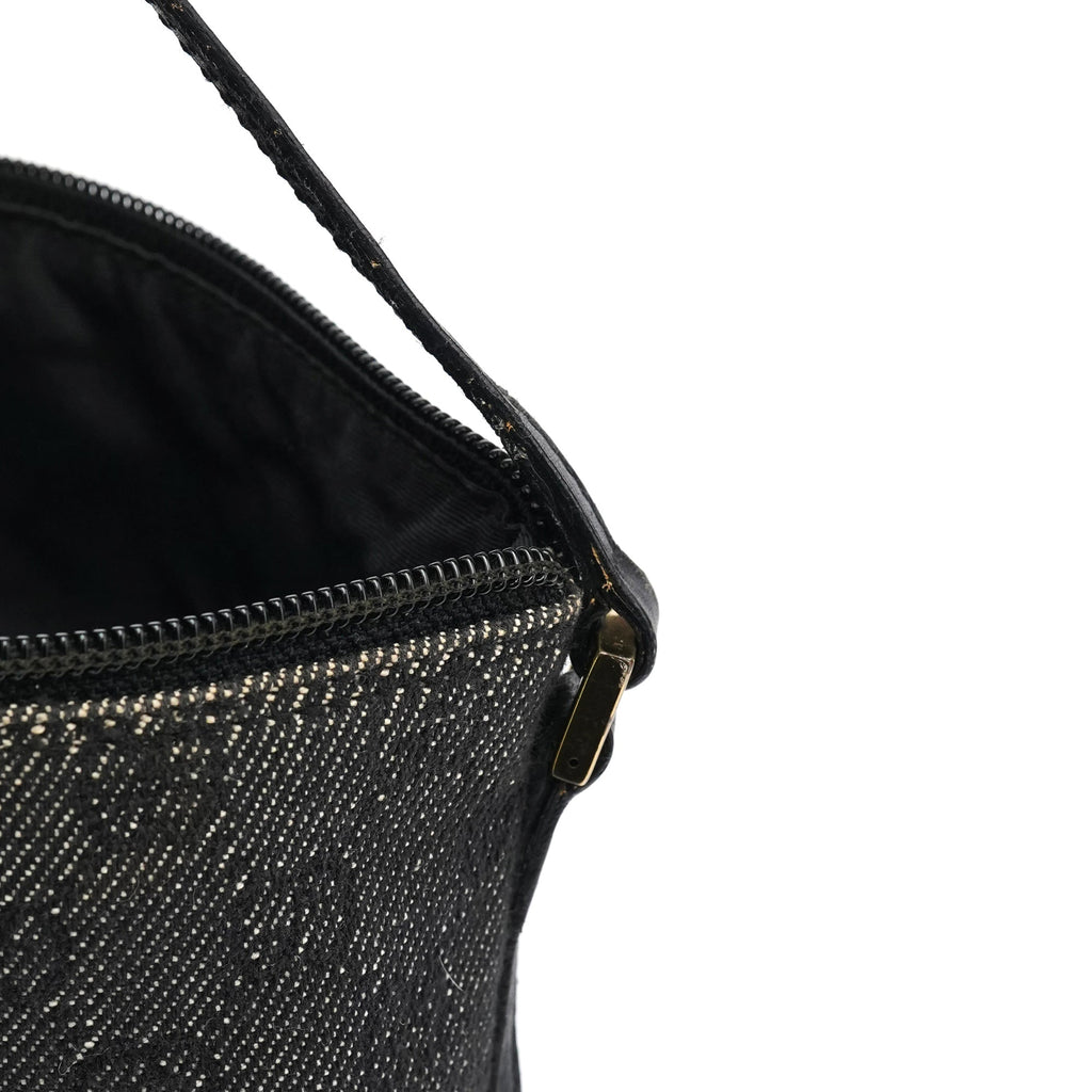 07198 Anthracite Denim GG Boat Pochette