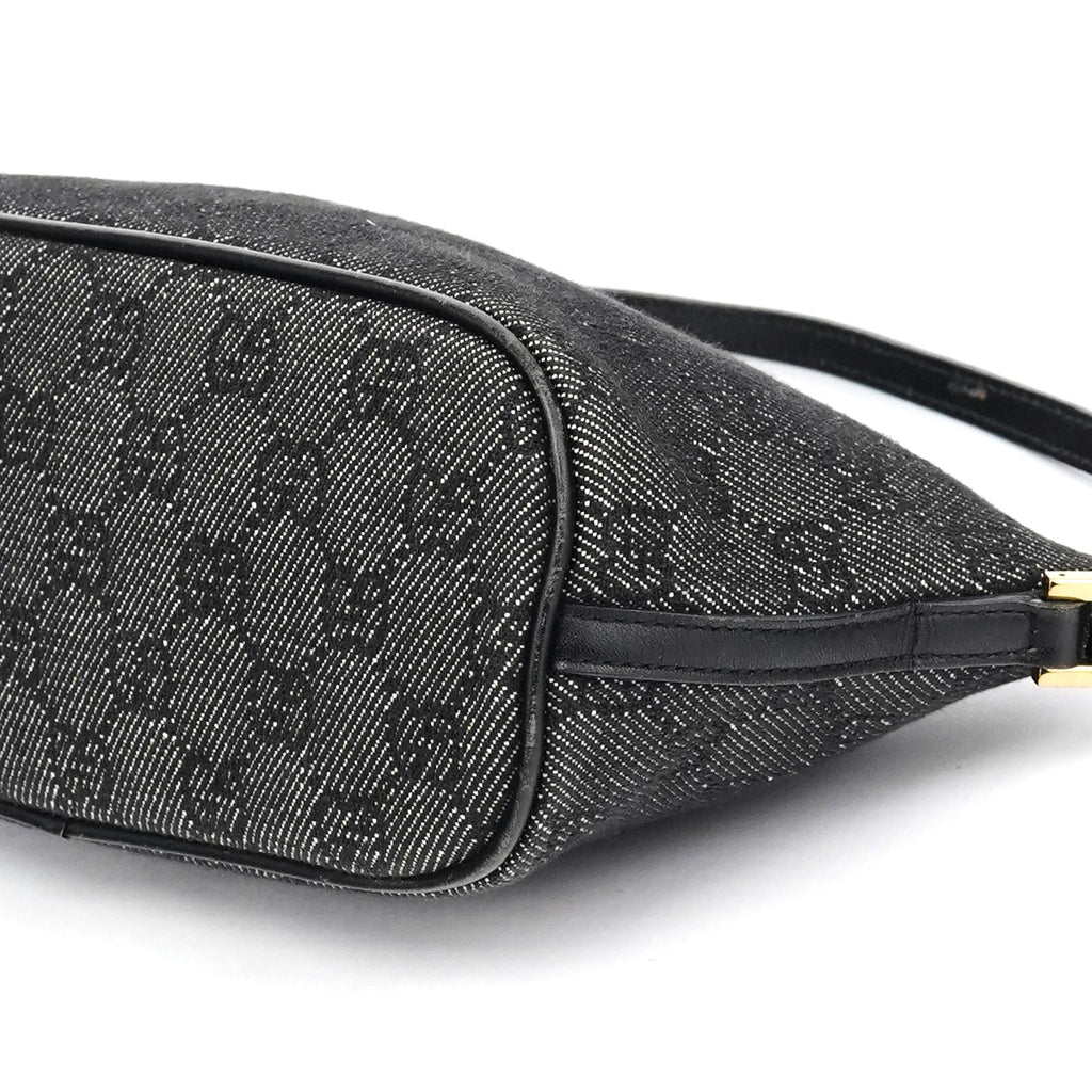 07198 Anthracite Denim GG Boat Pochette