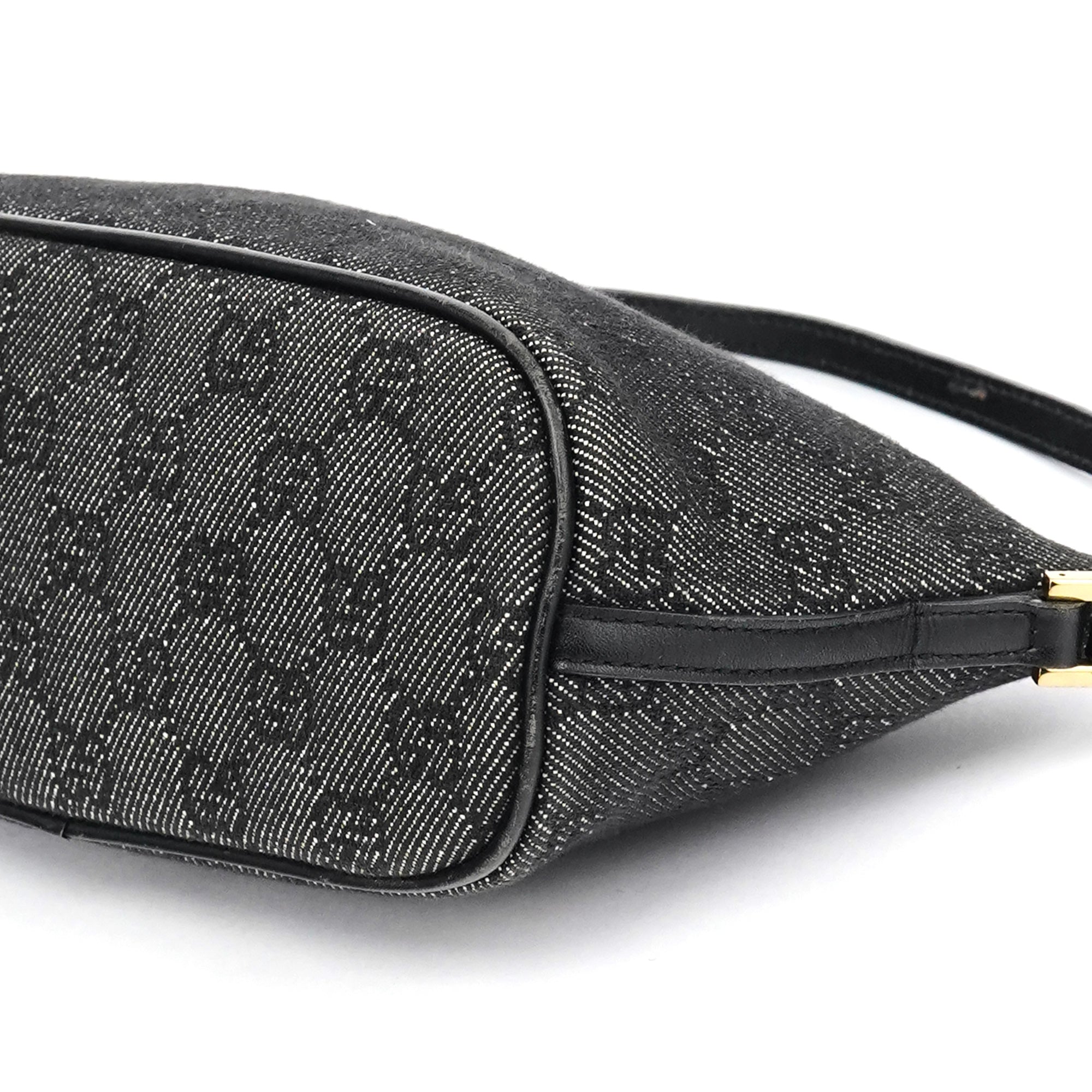 07198 Anthracite Denim GG Boat Pochette