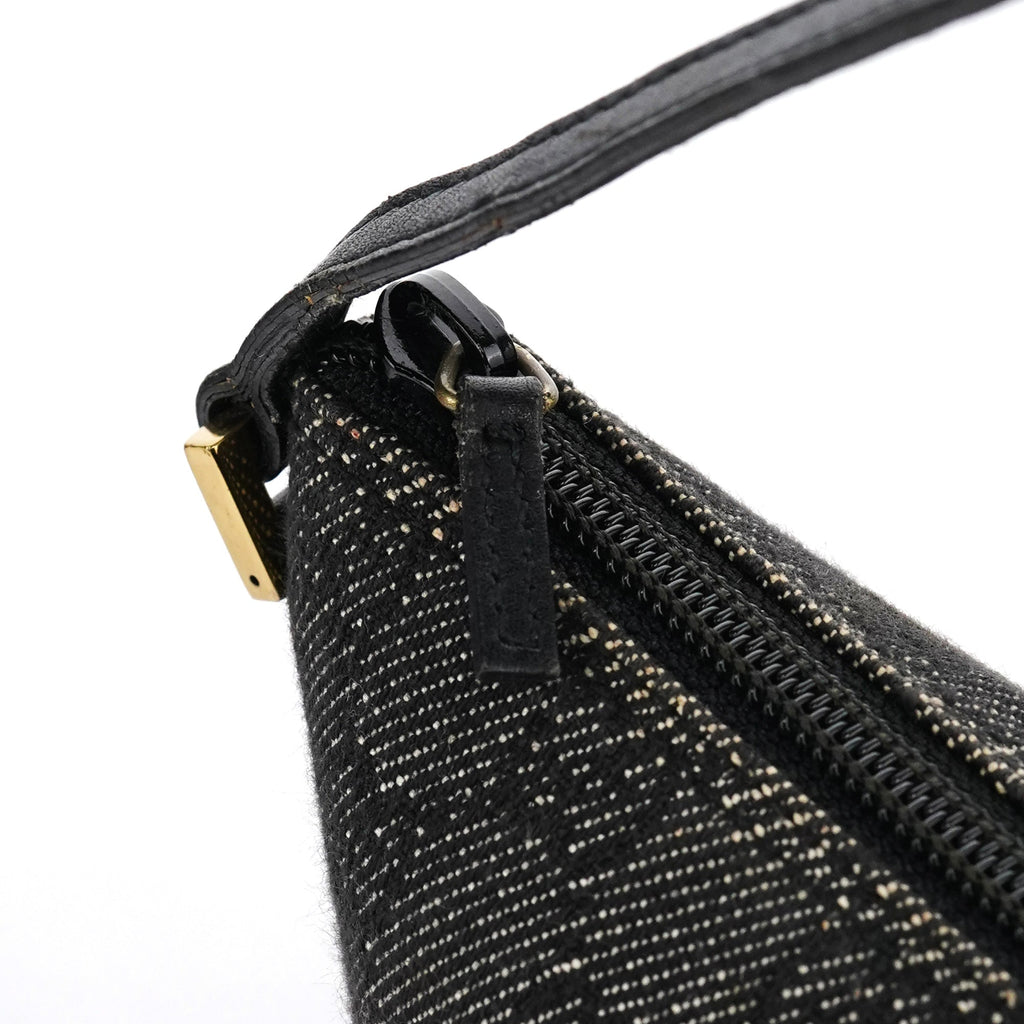 07198 Anthracite Denim GG Boat Pochette