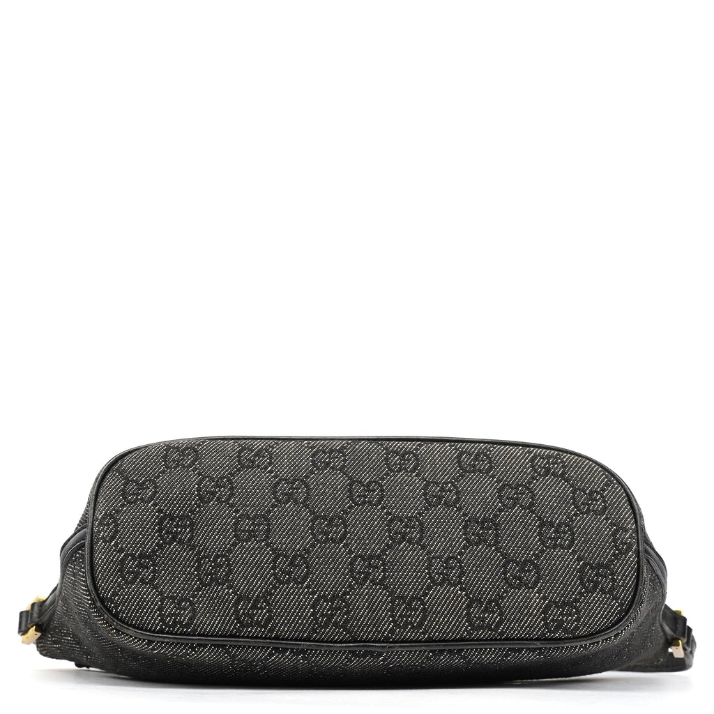 07198 Anthracite Denim GG Boat Pochette