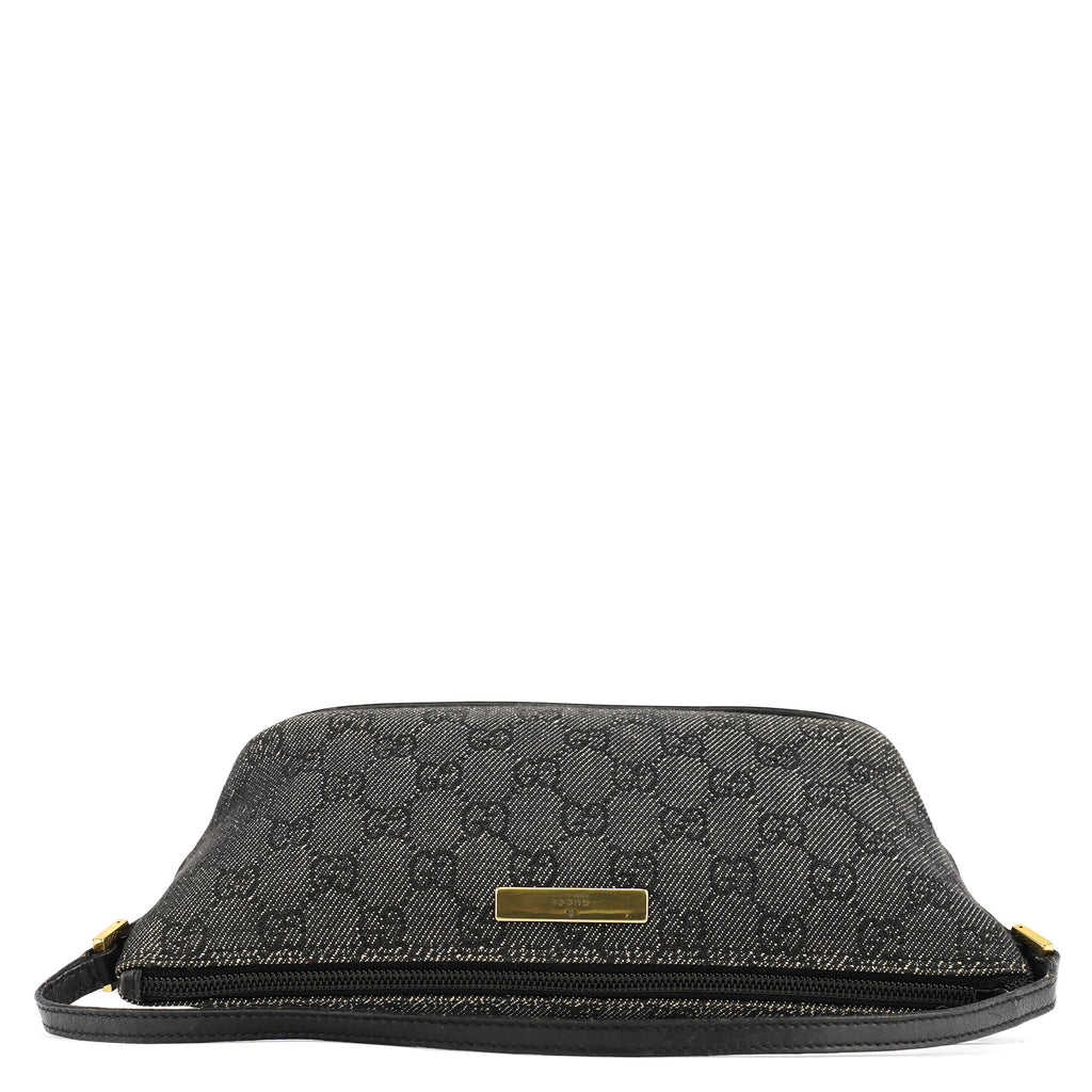 07198 Anthracite Denim GG Boat Pochette