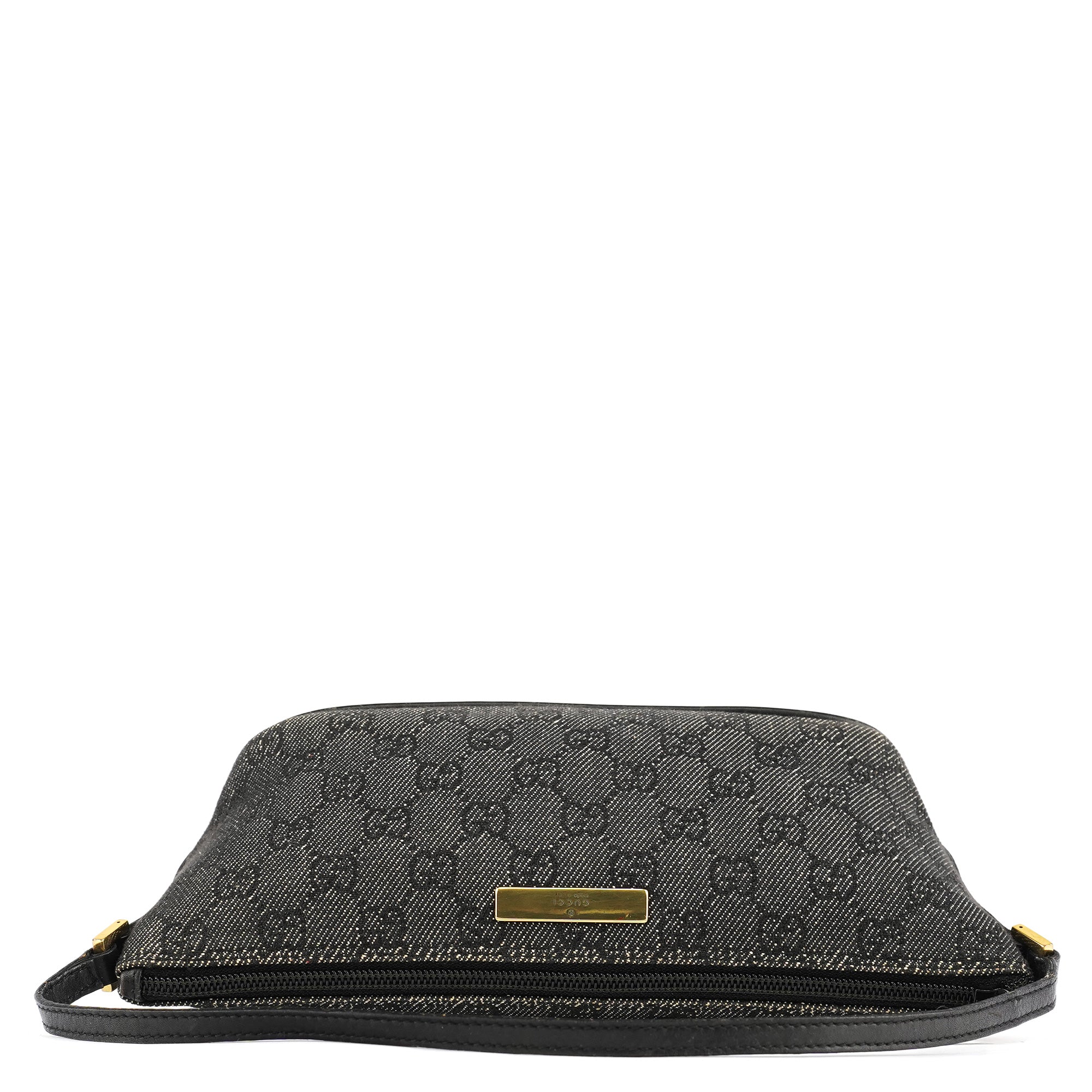 07198 Anthracite Denim GG Boat Pochette