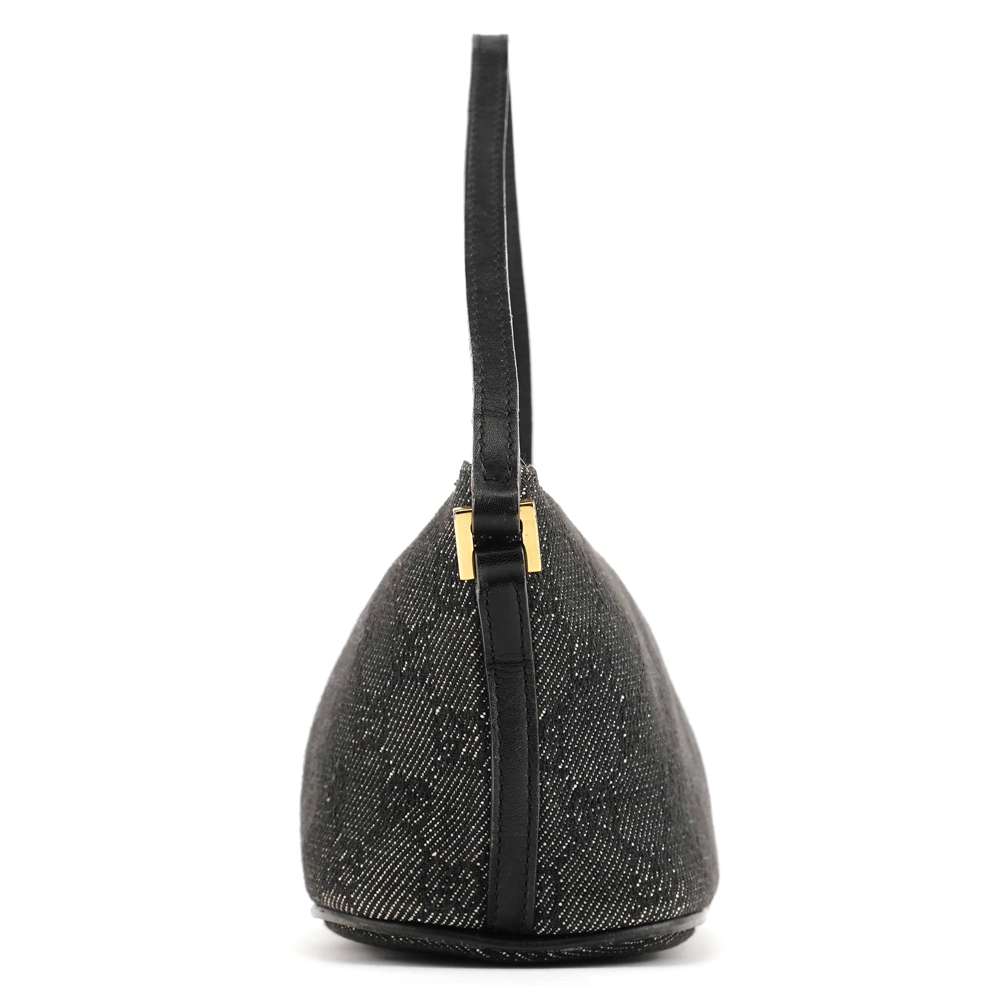 07198 Anthracite Denim GG Boat Pochette