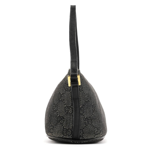 07198 Anthracite Denim GG Boat Pochette
