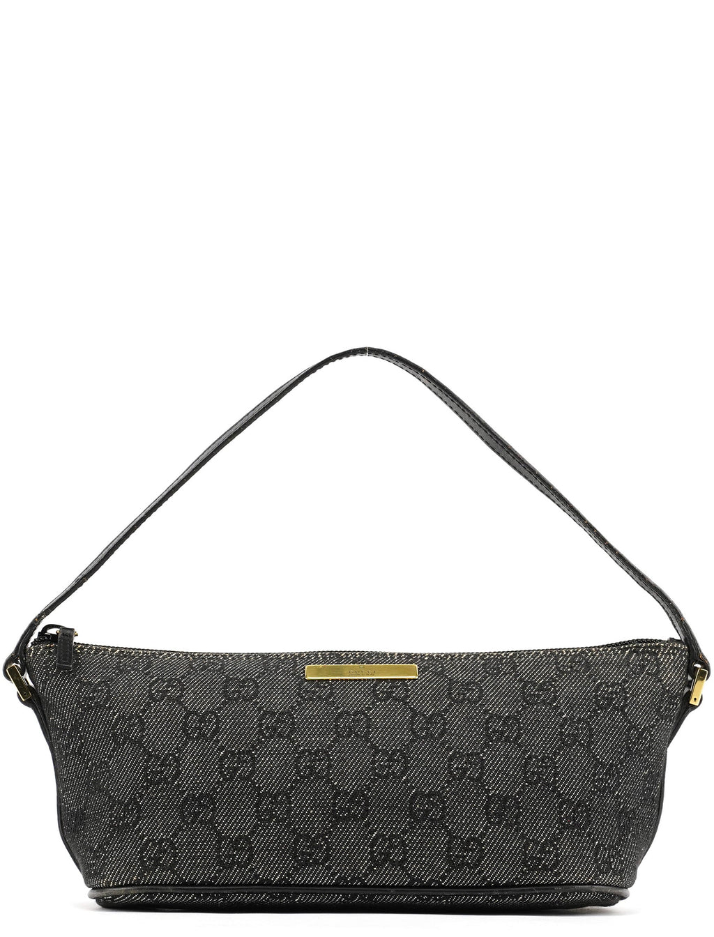 07198 Anthracite Denim GG Boat Pochette