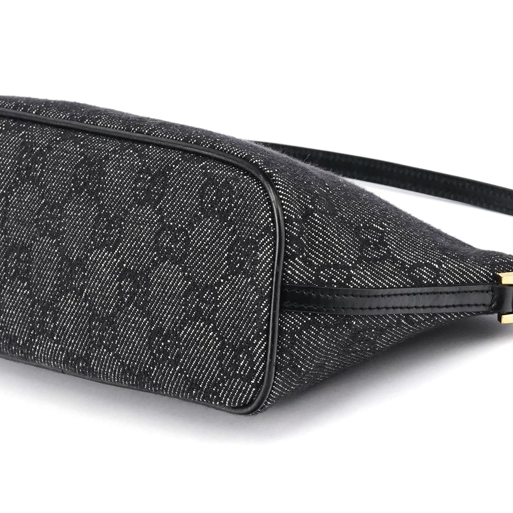 07198 Anthracite GG Denim Boat Pochette
