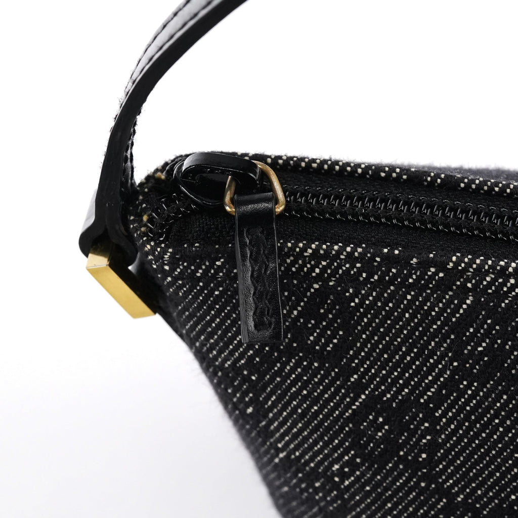07198 Anthracite GG Denim Boat Pochette