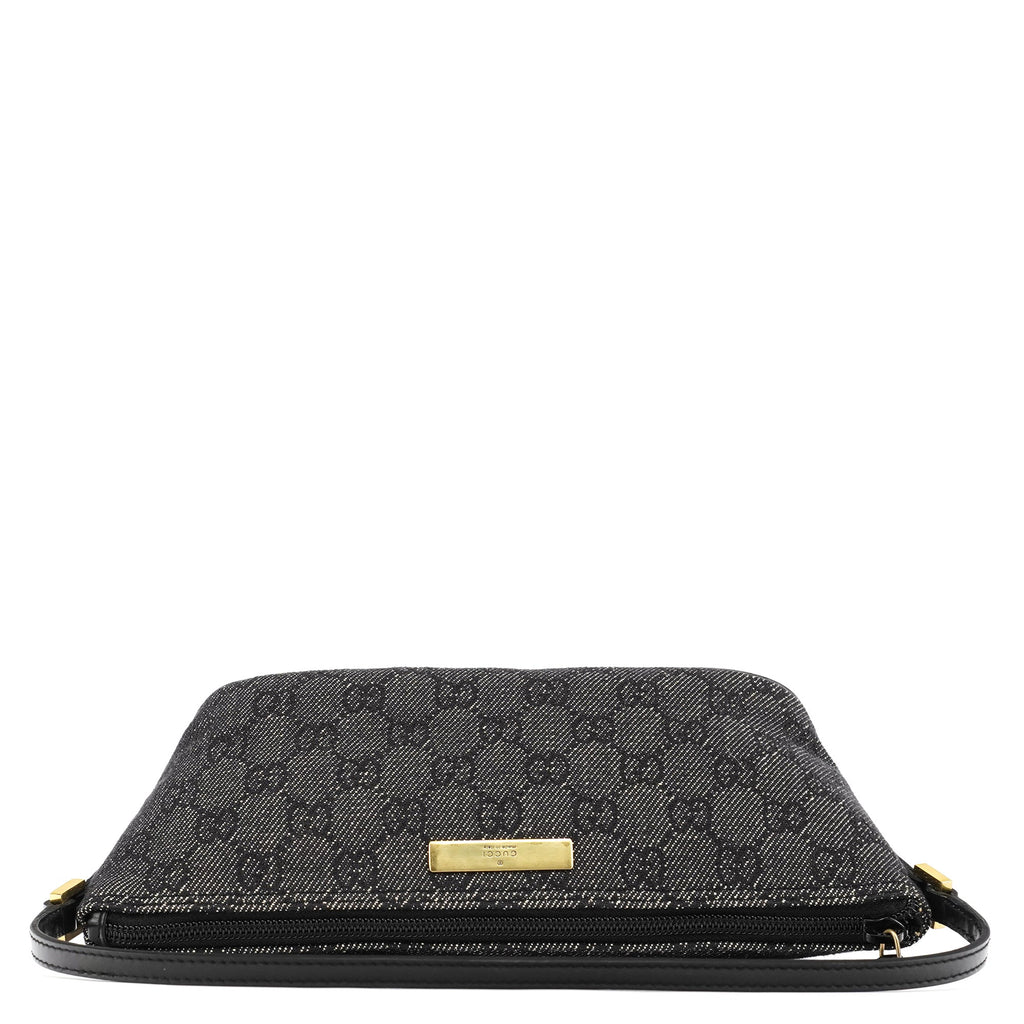 07198 Anthracite GG Denim Boat Pochette