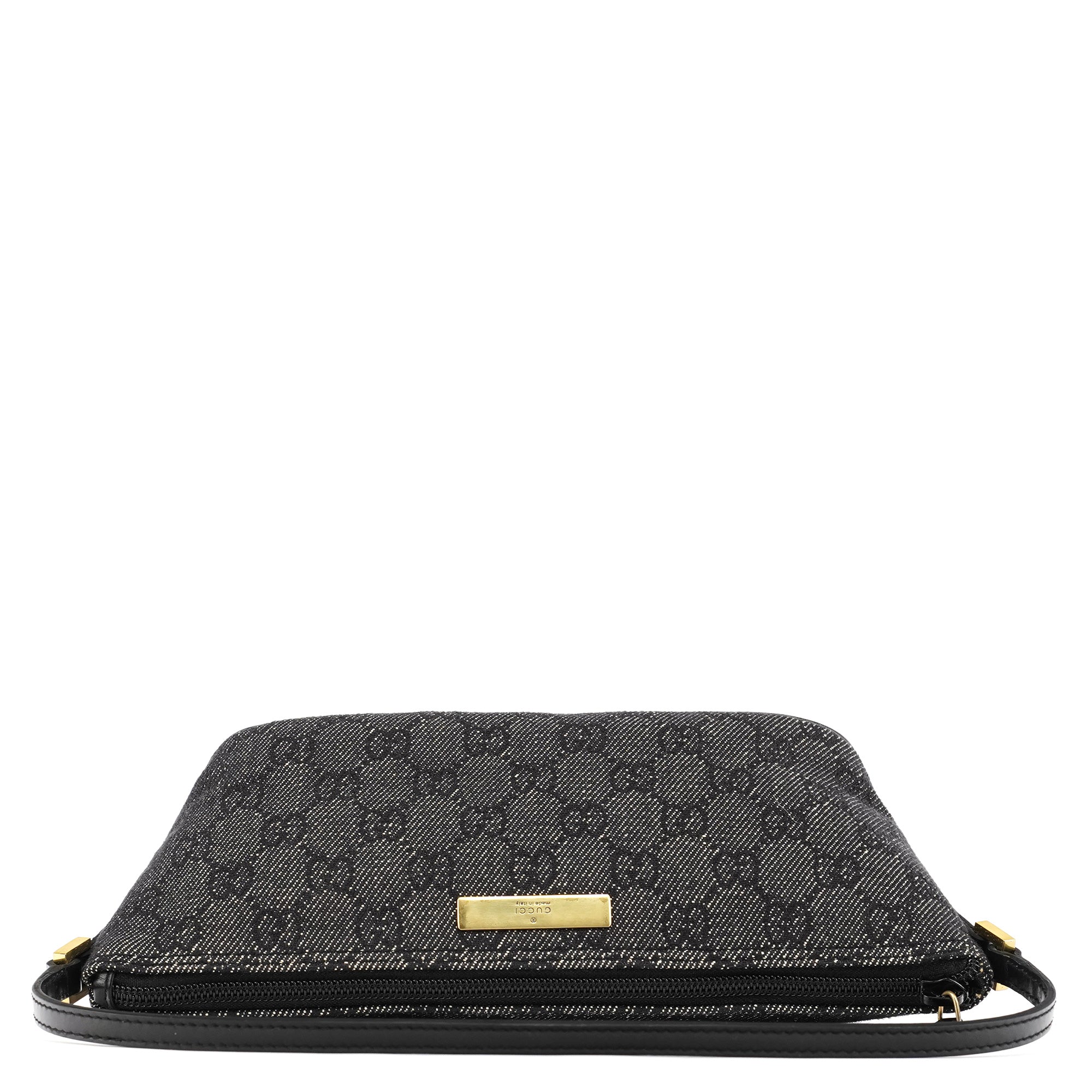 07198 Anthracite GG Denim Boat Pochette