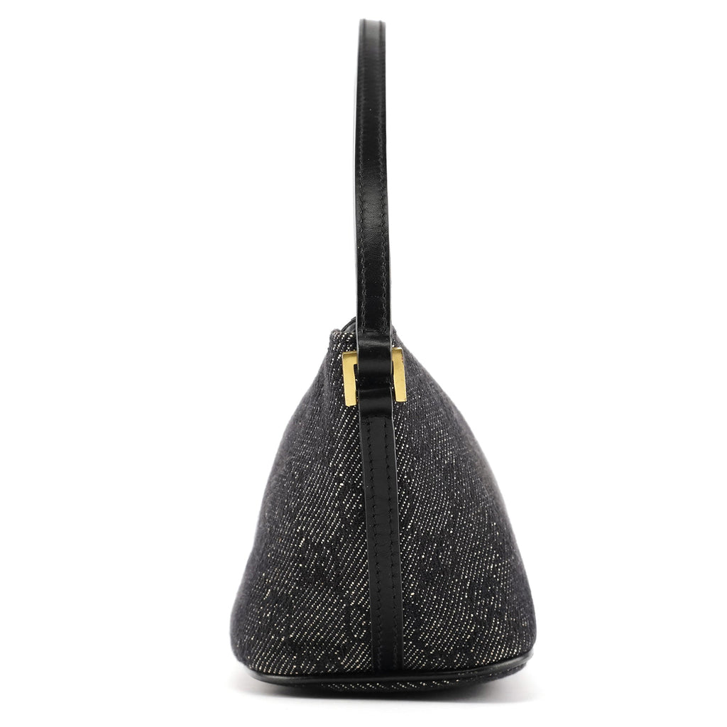 07198 Anthracite GG Denim Boat Pochette