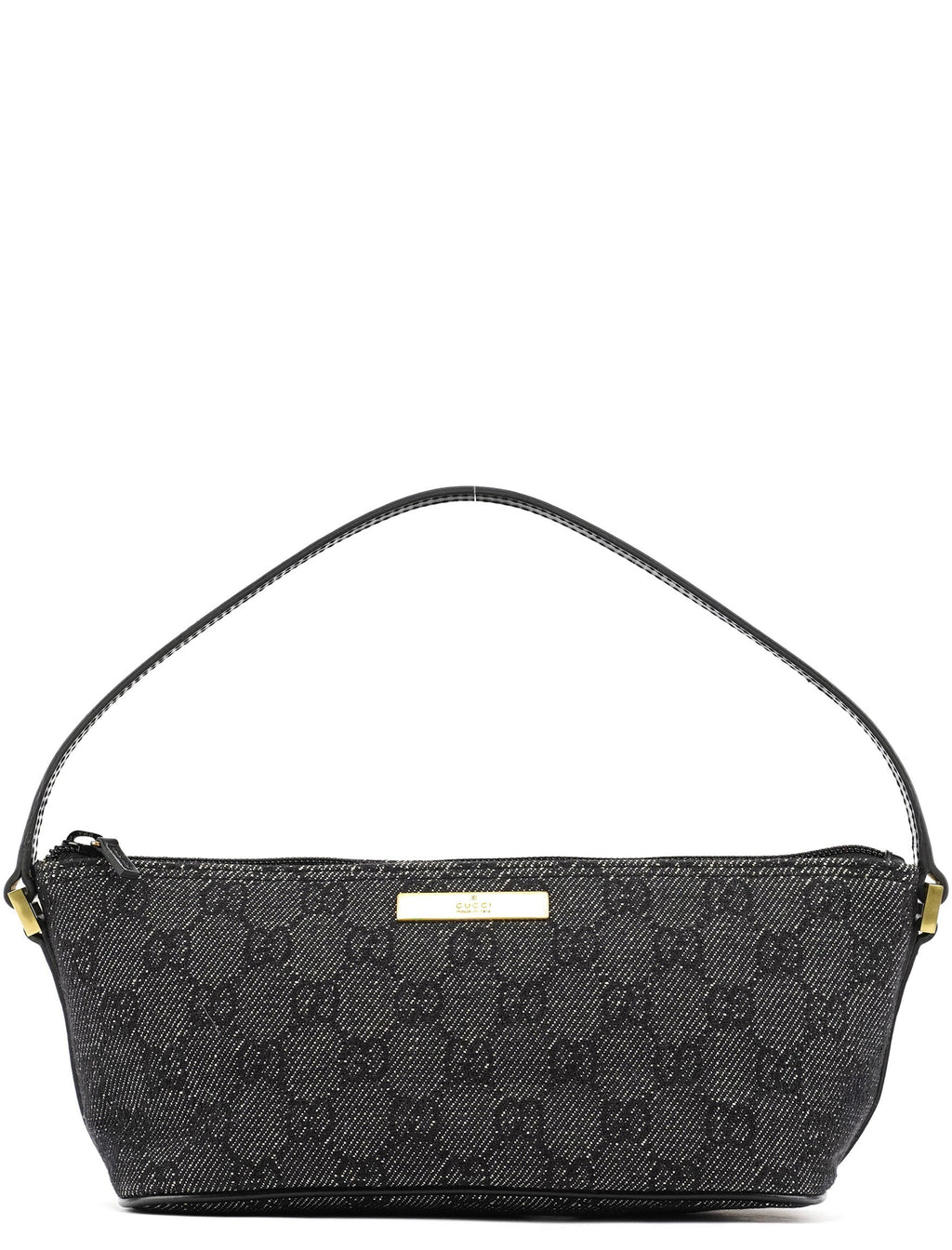 07198 Anthracite GG Denim Boat Pochette