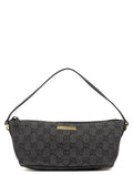 07198 Antrhacite Denim GG Boat Pochette