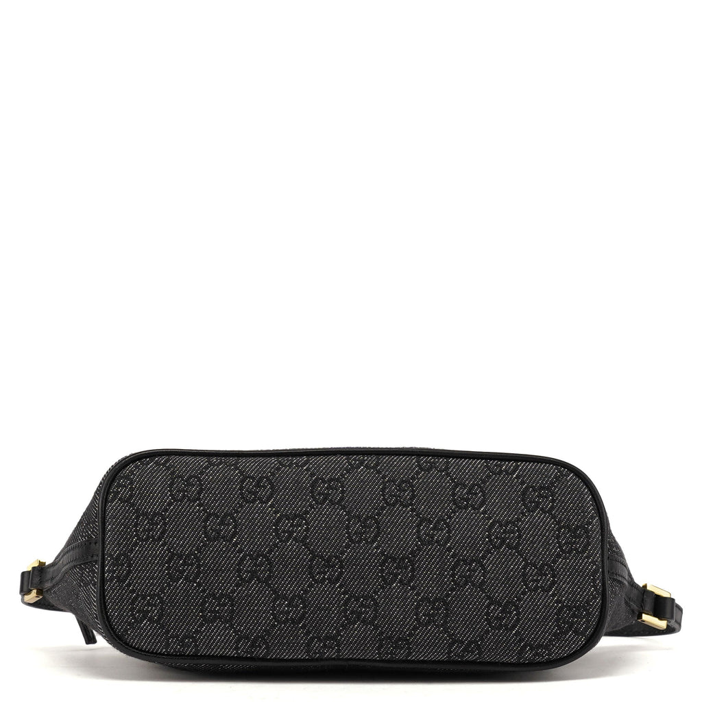 07198 Antrhacite Denim GG Boat Pochette