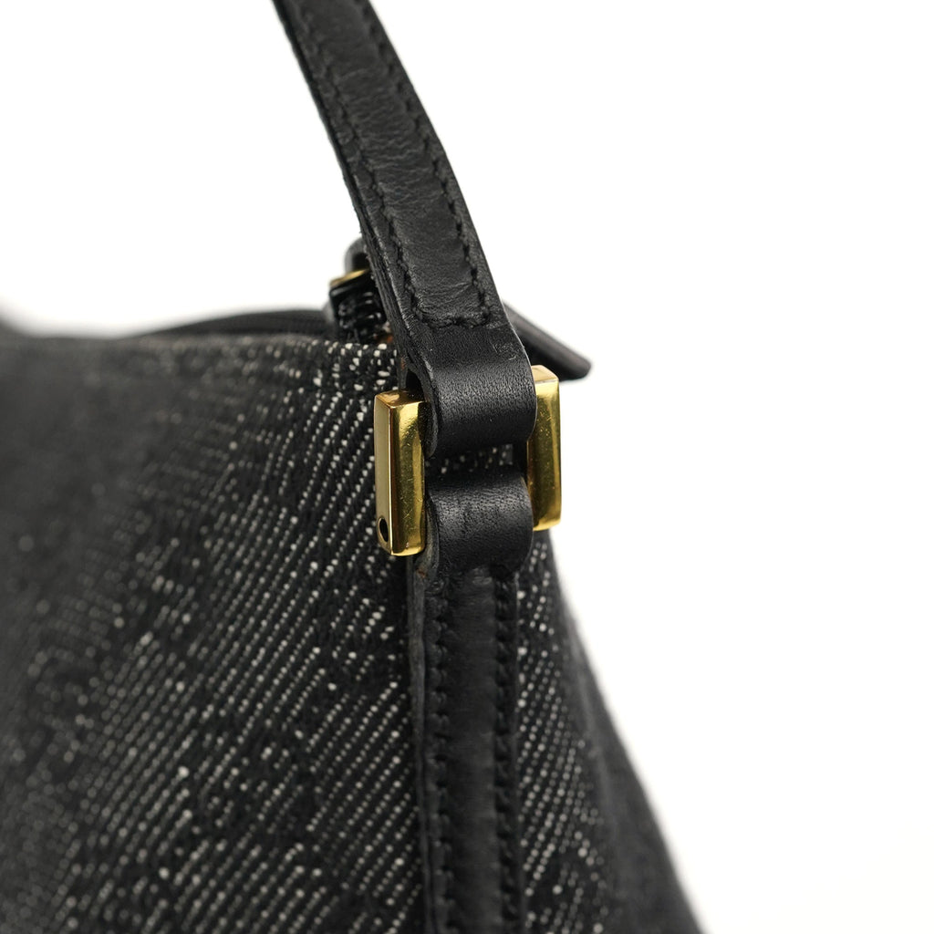07198 Antrhacite Denim GG Boat Pochette