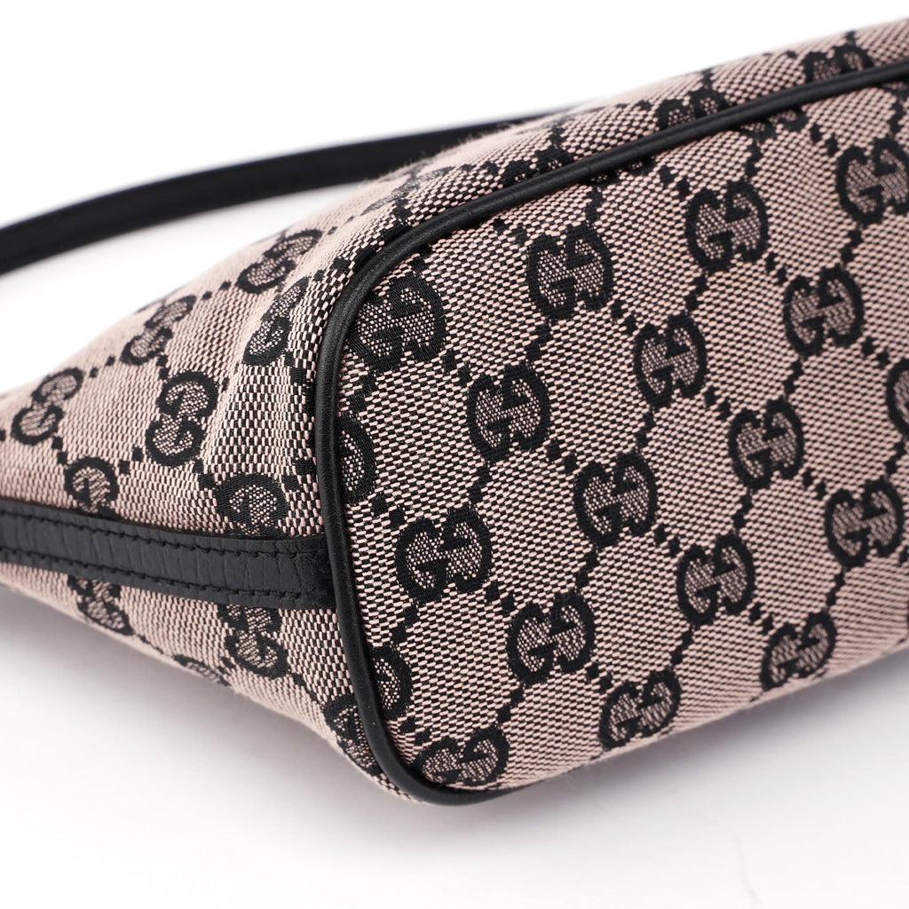07198 Beige Black GG Boat Pochette