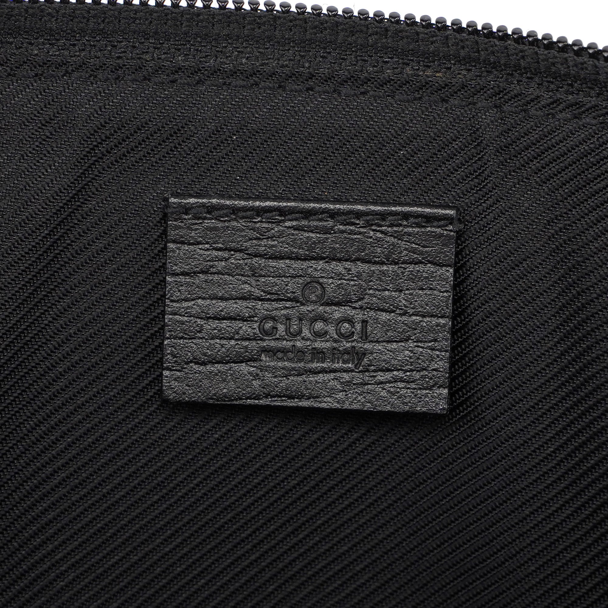 07198 Beige Black GG Boat Pochette