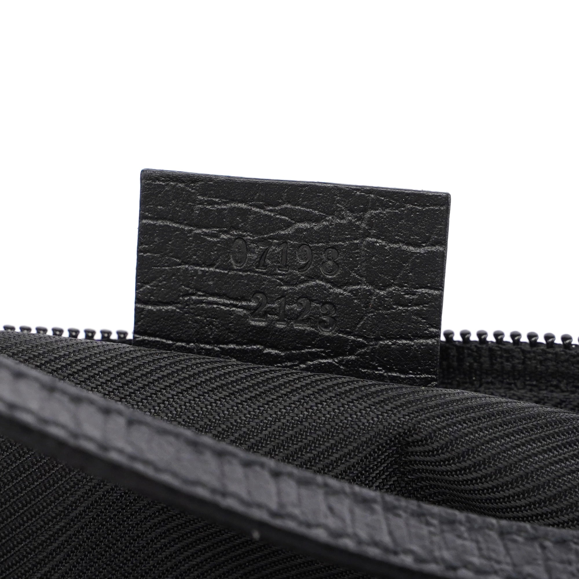07198 Beige Black GG Boat Pochette