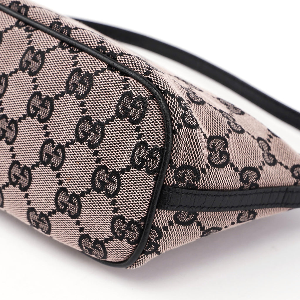 07198 Beige Black GG Boat Pochette