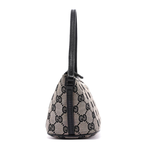 07198 Beige Black GG Boat Pochette