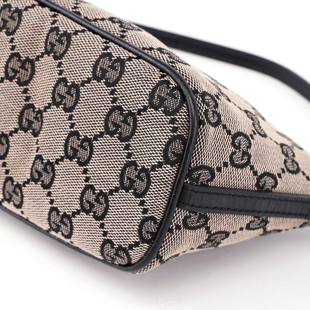 07198 Beige Black GG Boat Pochette