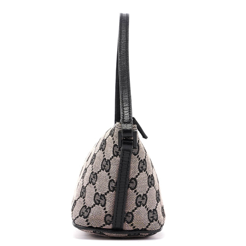 07198 Beige Black GG Boat Pochette