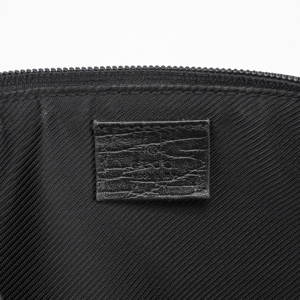 07198 Beige Black GG Boat Pochette