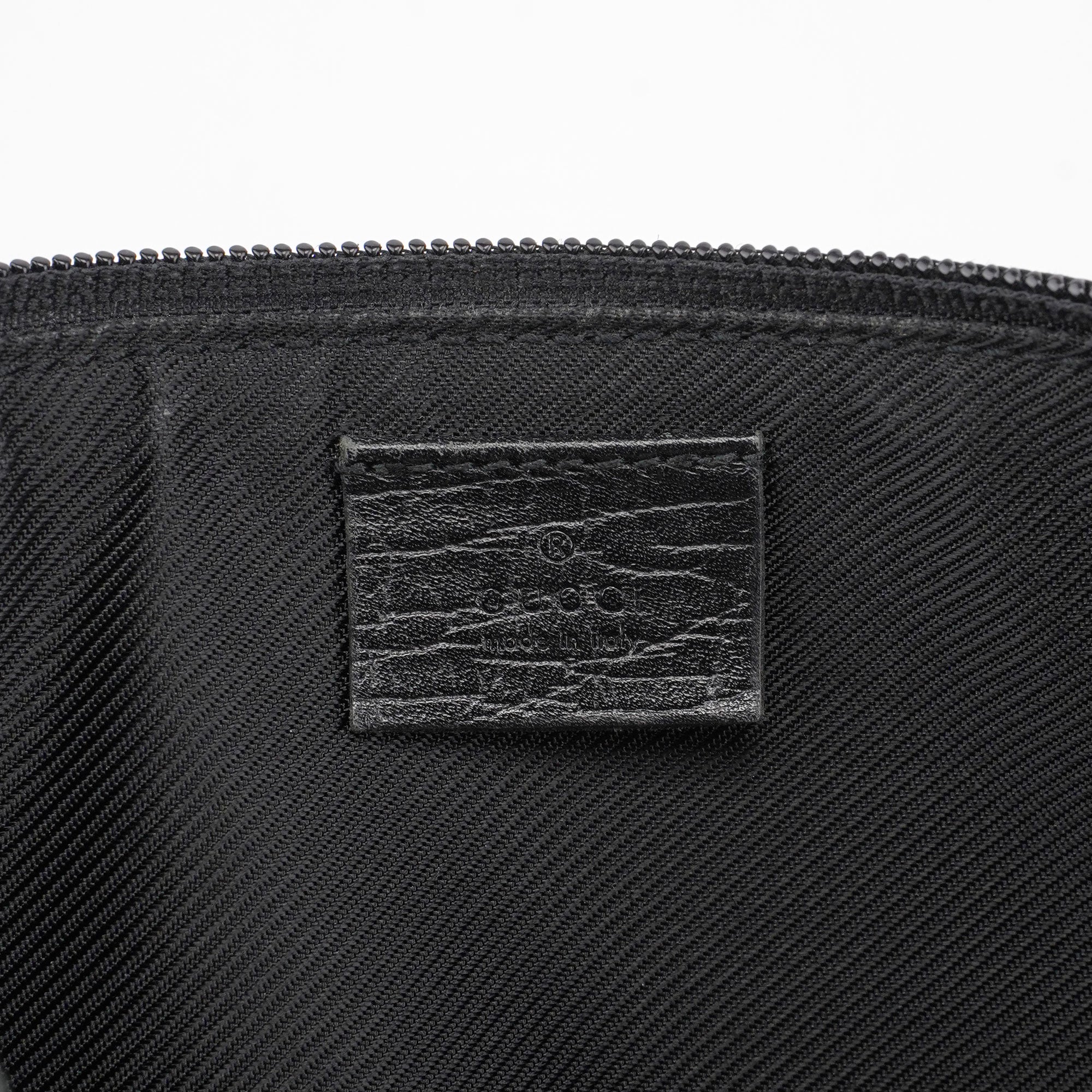 07198 Beige Black GG Boat Pochette