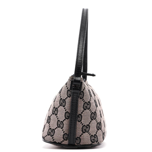 07198 Beige Black GG Boat Pochette