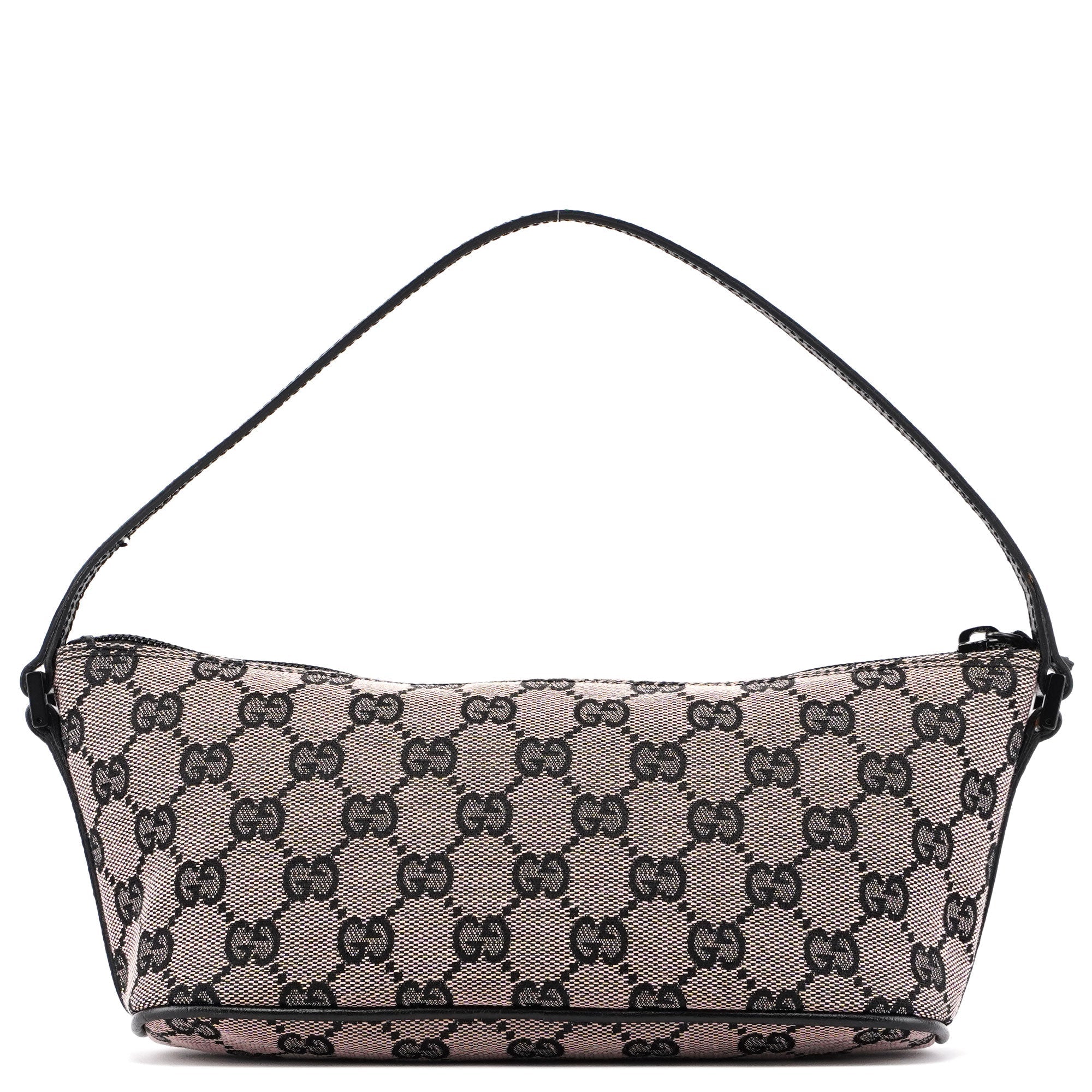 07198 Beige Black GG Boat Pochette
