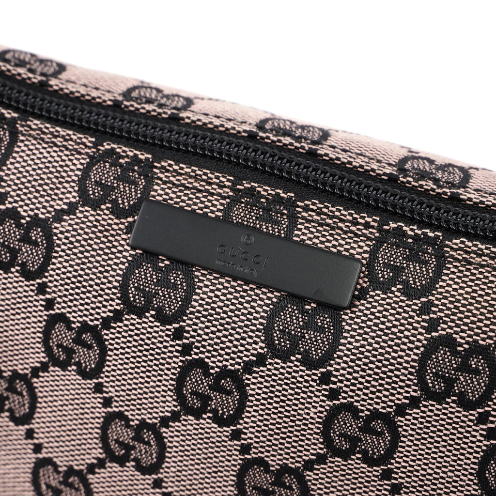 07198 Beige Black GG Boat Pochette