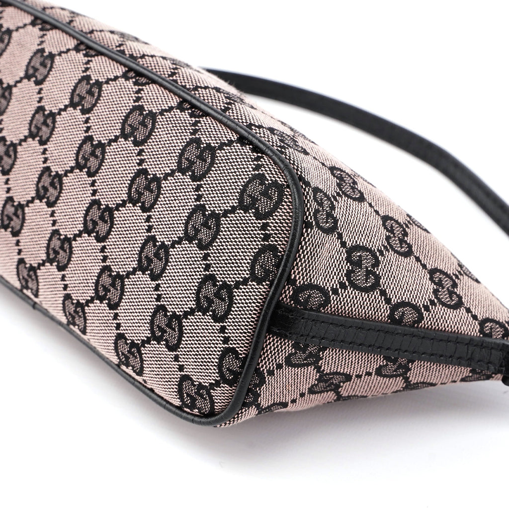 07198 Beige Black GG Boat Pochette