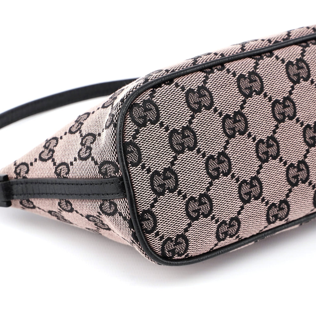 07198 Beige Black GG Boat Pochette