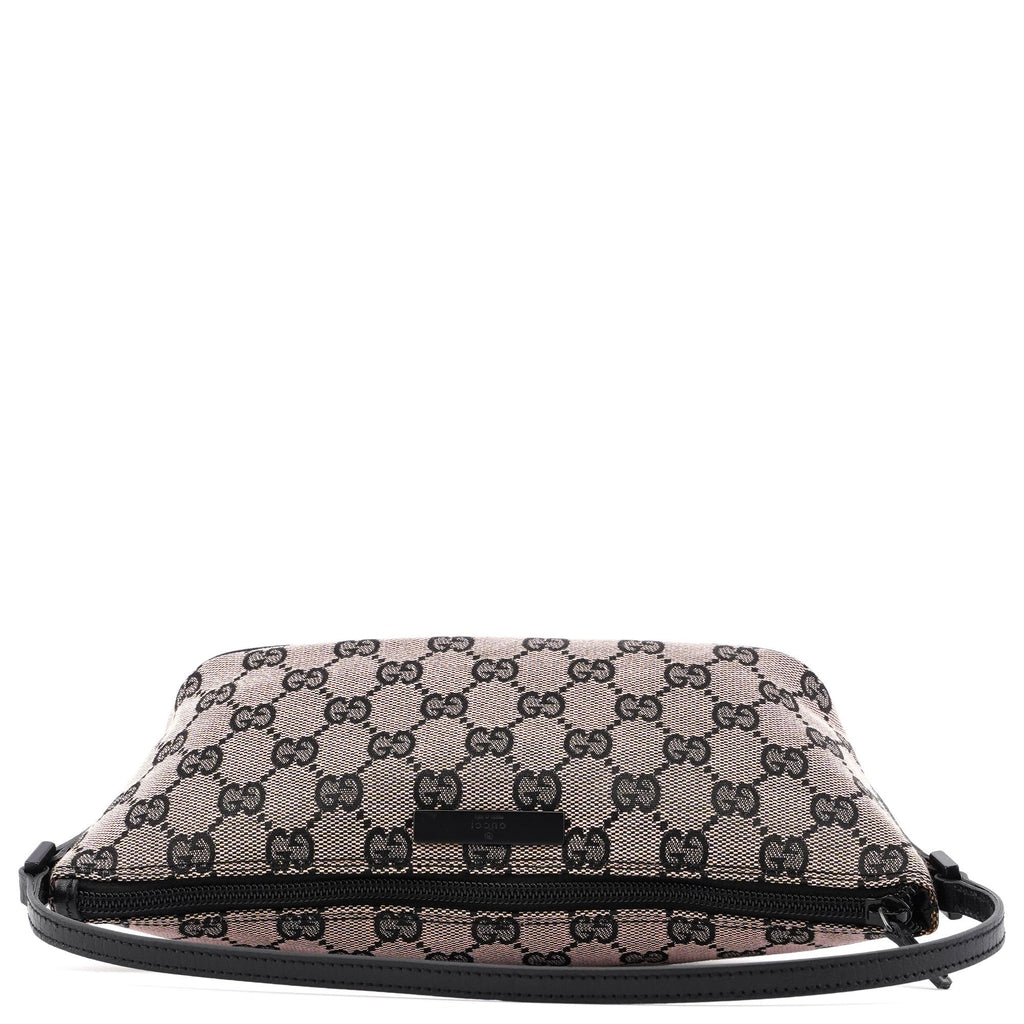 07198 Beige Black GG Boat Pochette
