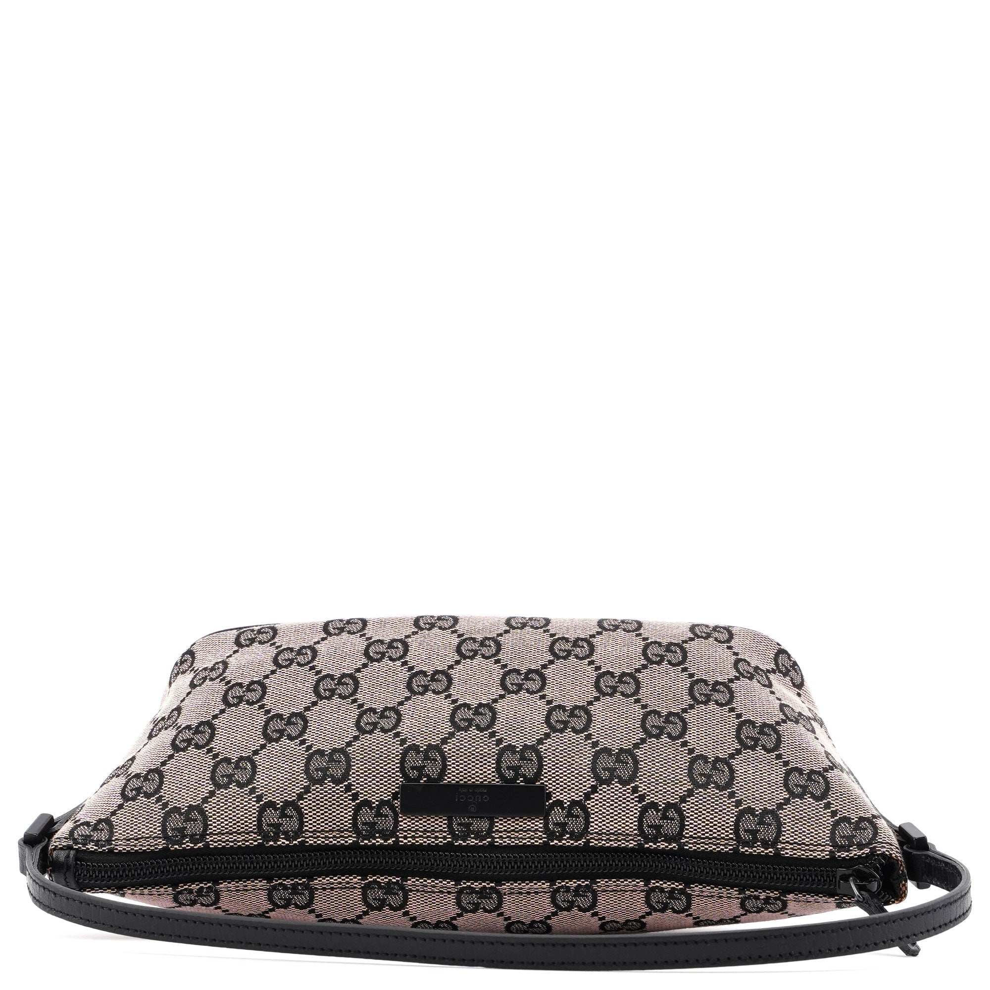 07198 Beige Black GG Boat Pochette
