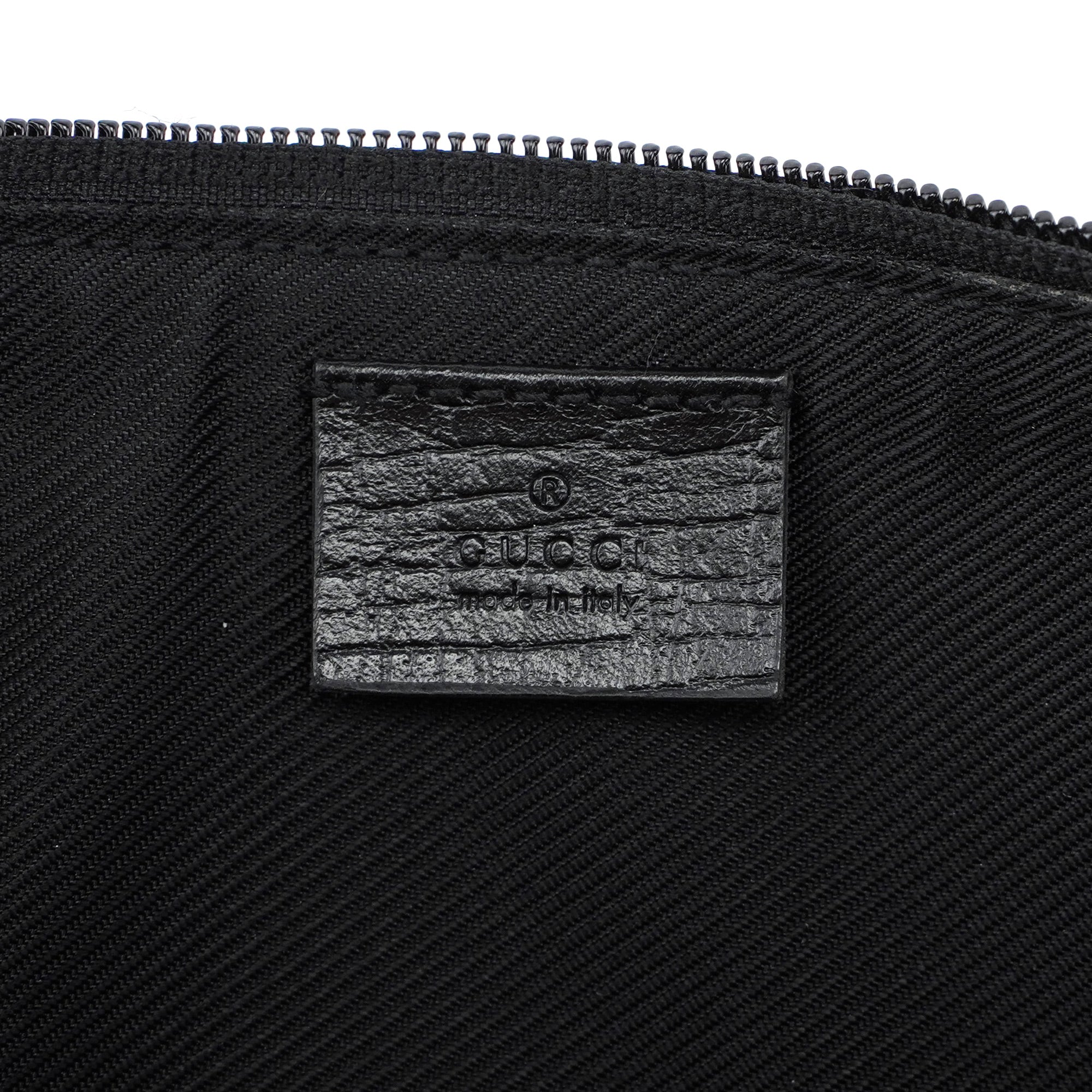 07198 Beige Black GG Boat Pochette