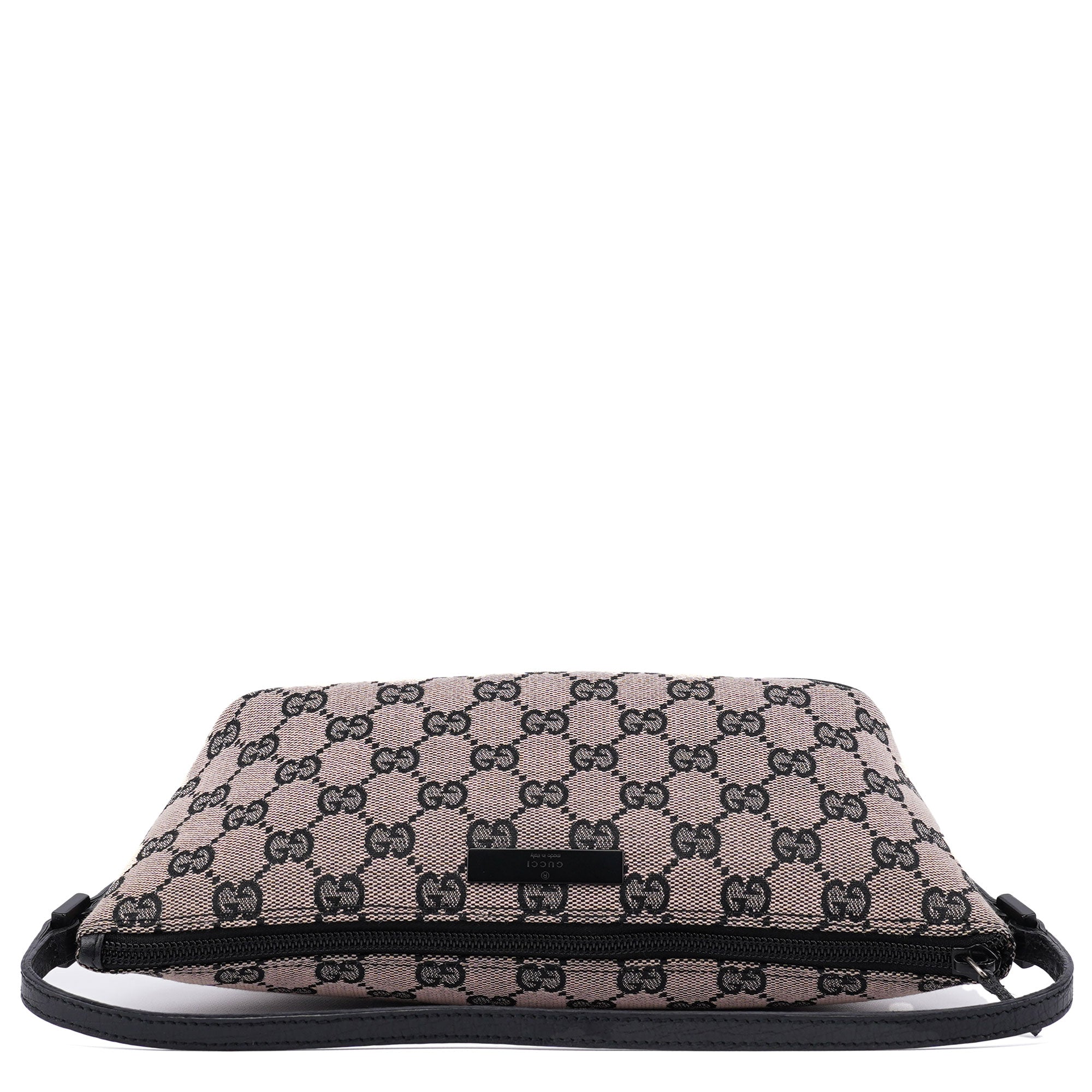 07198 Beige Black GG Boat Pochette