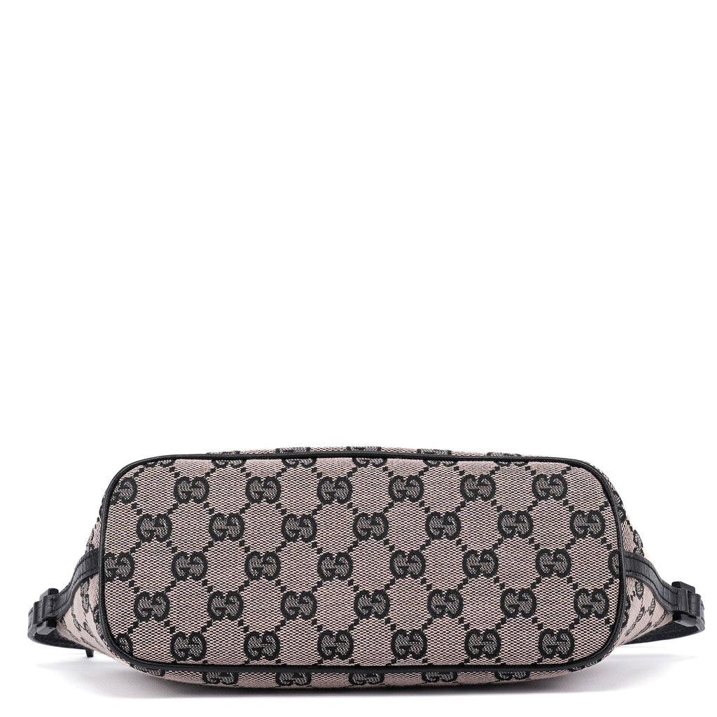 07198 Beige Black GG Boat Pochette