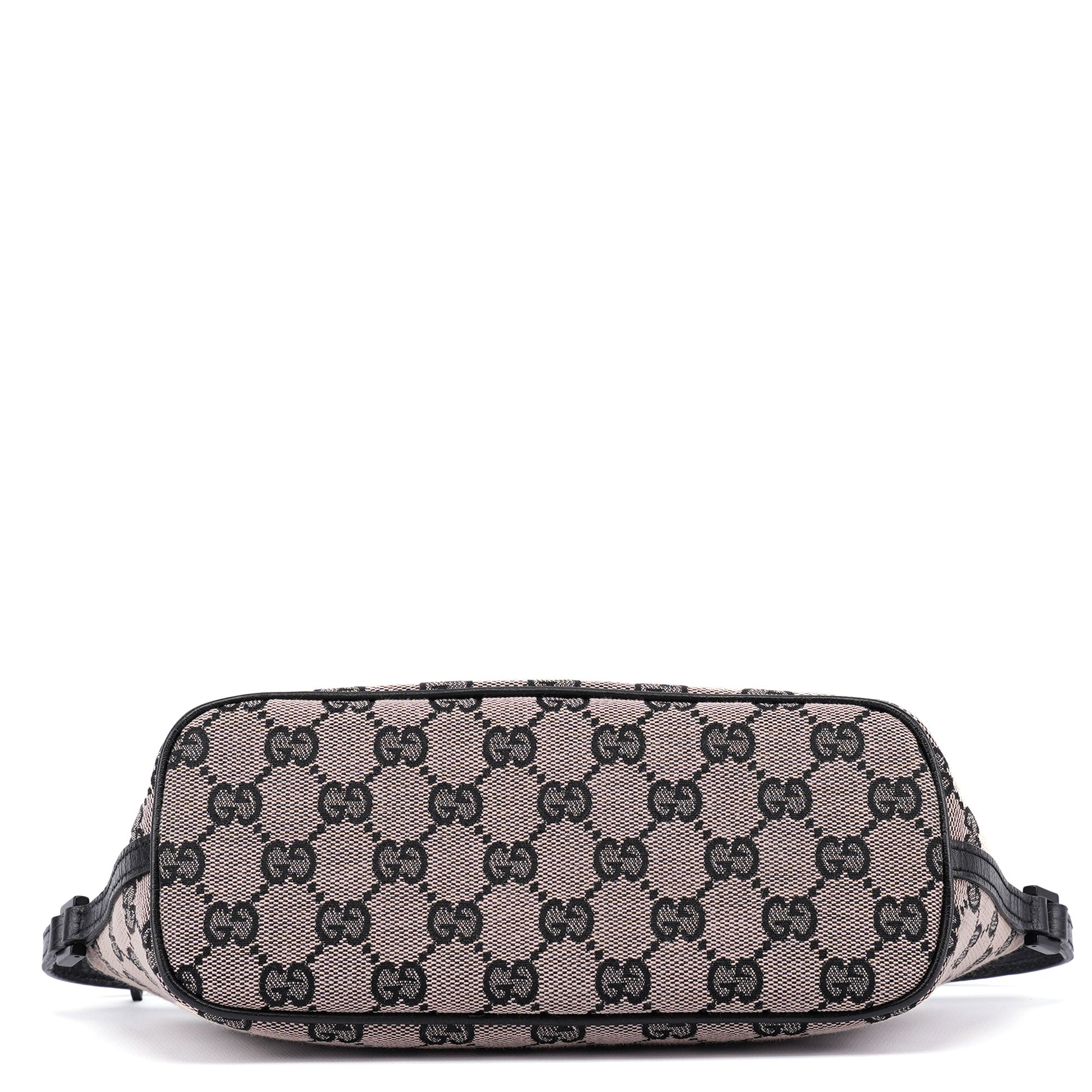 07198 Beige Black GG Boat Pochette