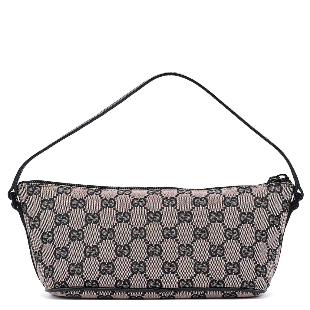 07198 Beige Black GG Boat Pochette