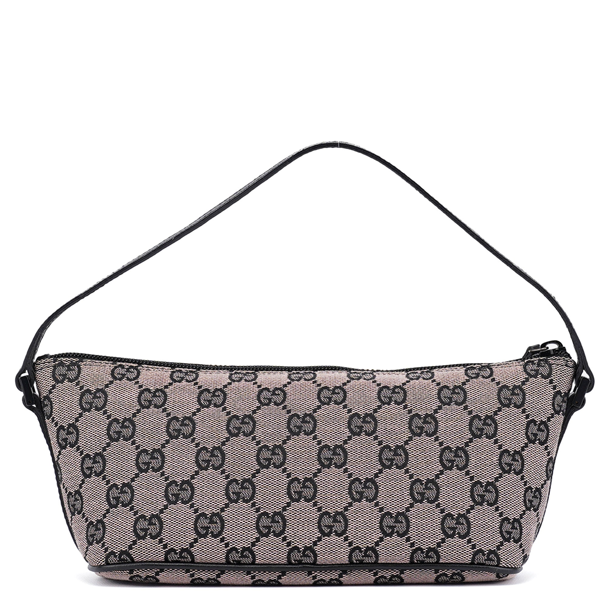 07198 Beige Black GG Boat Pochette