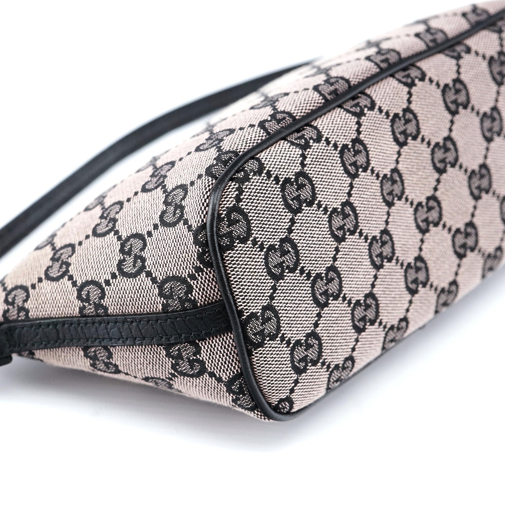 07198 Beige Black GG Boat Pochette