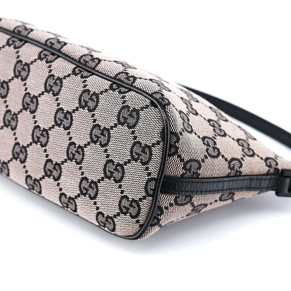 07198 Beige Black GG Boat Pochette