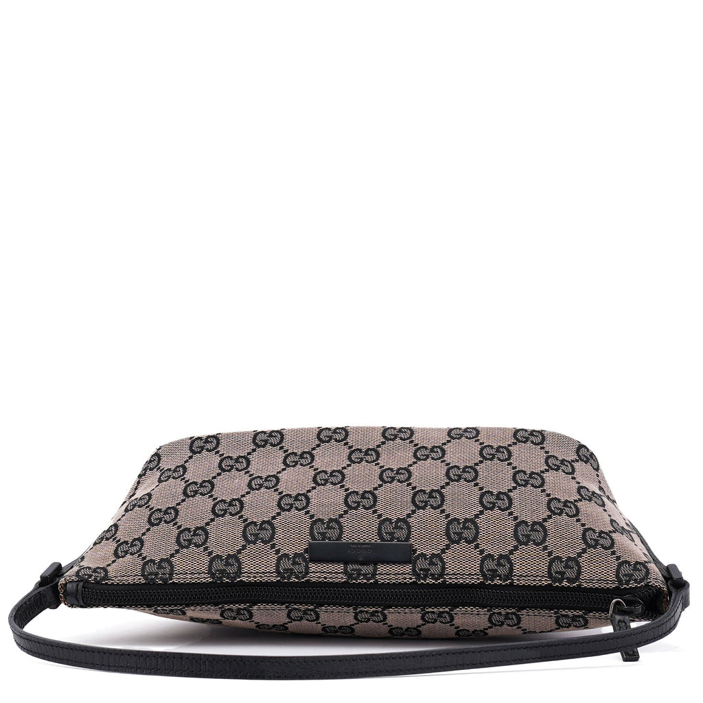 07198 Beige Black GG Boat Pochette