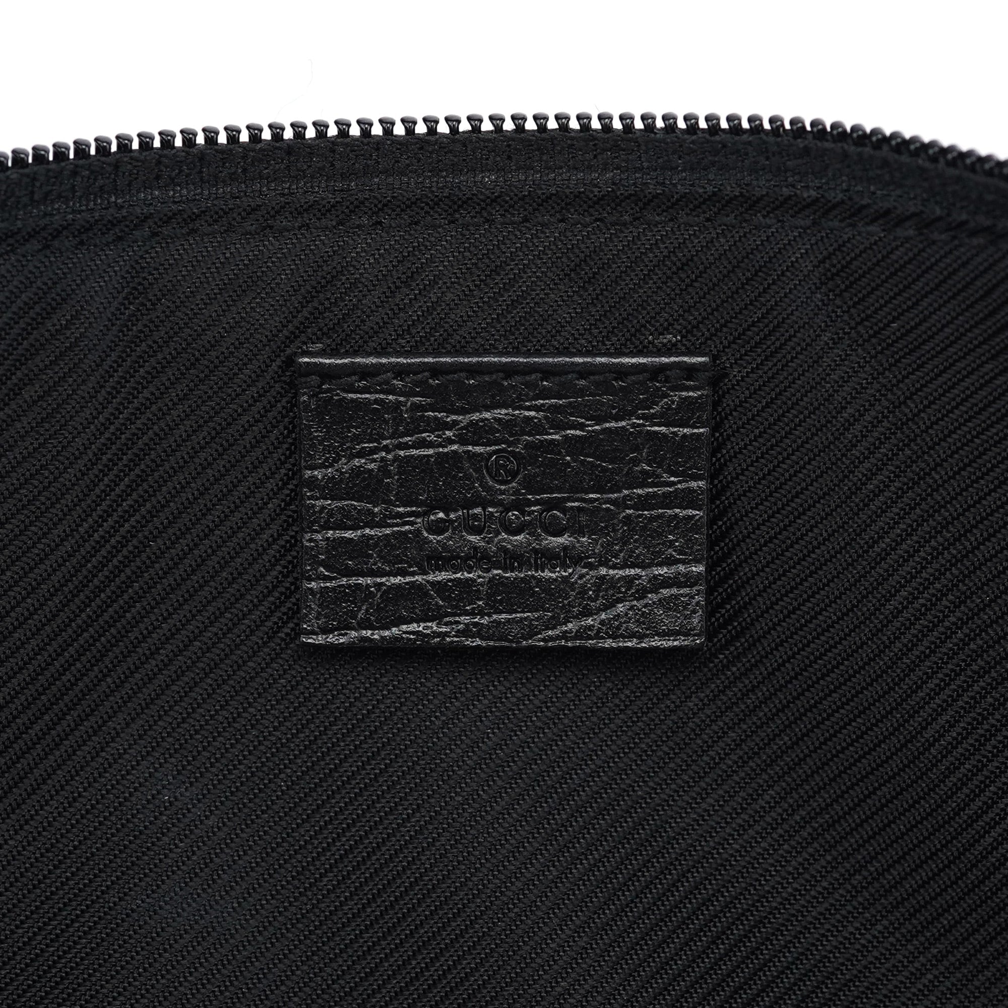 07198 Beige Black GG Boat Pochette