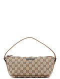 07198 Beige Brown GG Boat Pochette