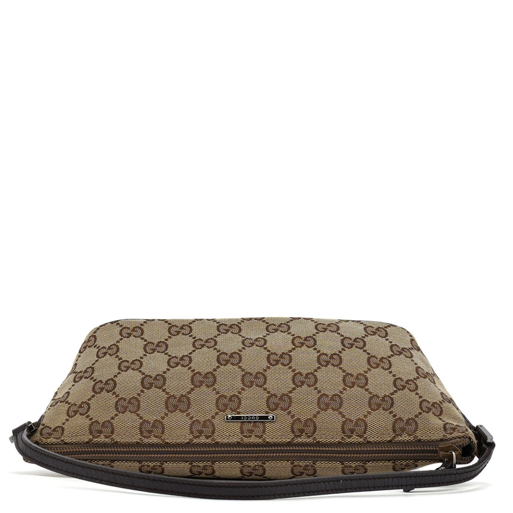 07198 Beige Brown GG Boat Pochette