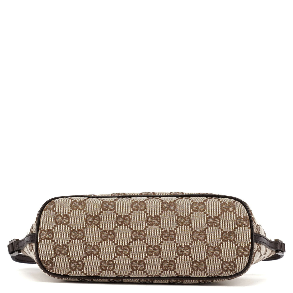 07198 Beige Brown GG Boat Pochette
