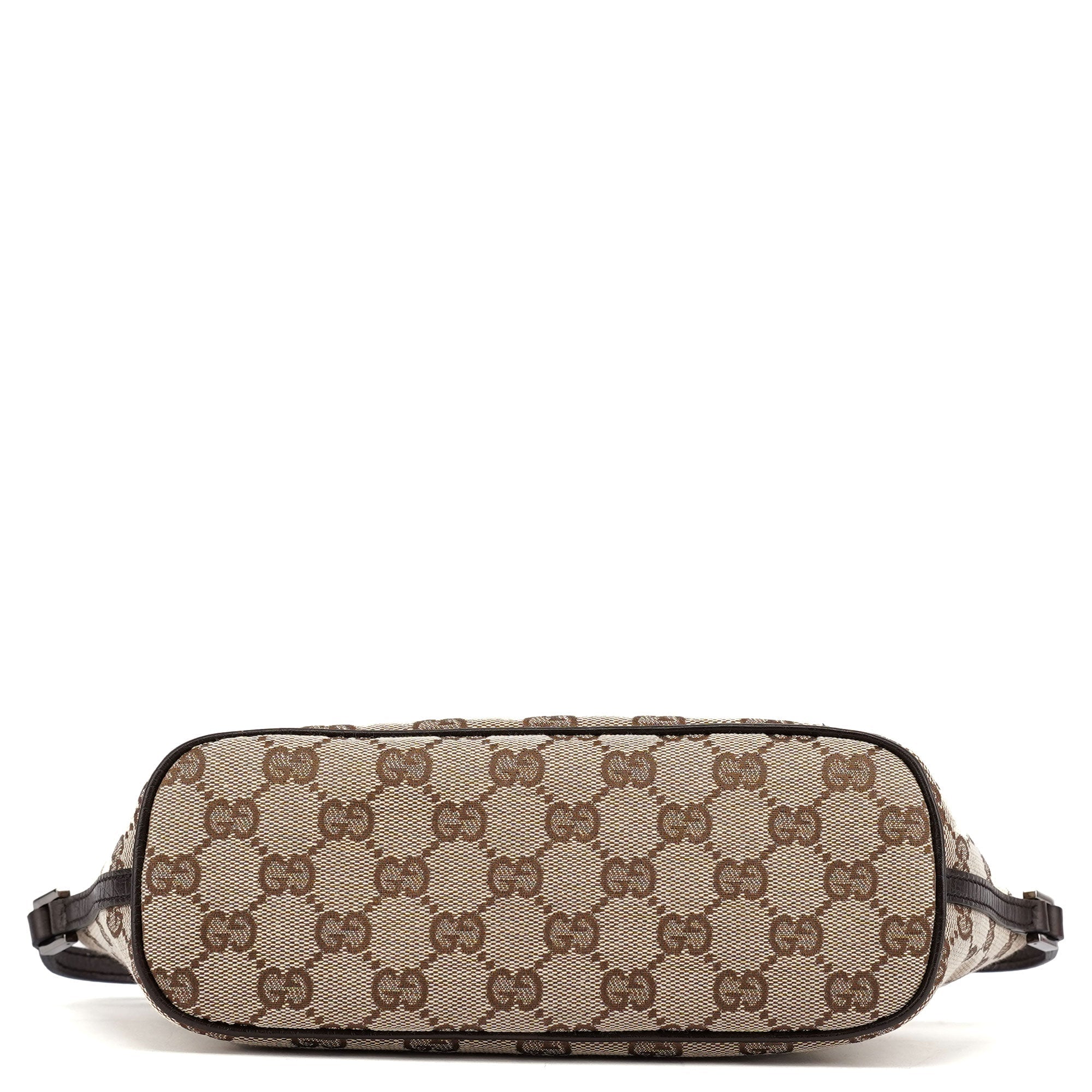 07198 Beige Brown GG Boat Pochette